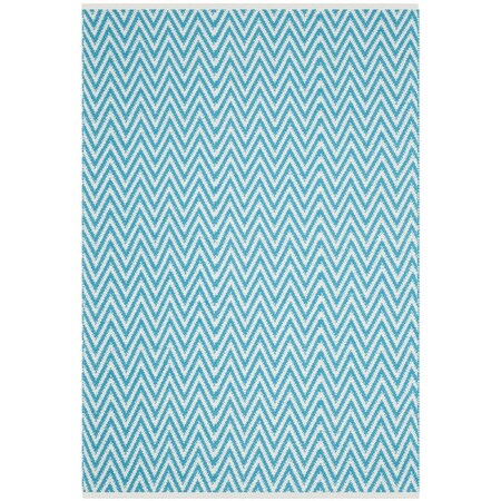 Safavieh 3 x 5 ft. Small Rectangle Montauk Hand Woven RugTurquoise & Ivory MTK812H-3